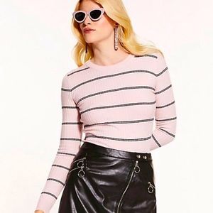 Charlotte Russe Striped Sweater